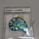 Puzzled Glass Art Sea Shell Night Light - Decorative Night Light Plug in Ocean Wall Decor, Perfect Night Light for Bathroom Beach Decor and Bedroom Decorative Plug in Night Light with On Off Switch