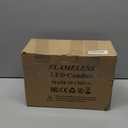 Vinkor Flameless Candles Battery Operated Candles Real Wax Pillar LED Candles with 10-Key Remote and Cycling 24 Hours Timer (Ivory 4" 5" 6" 7" 8" 9")