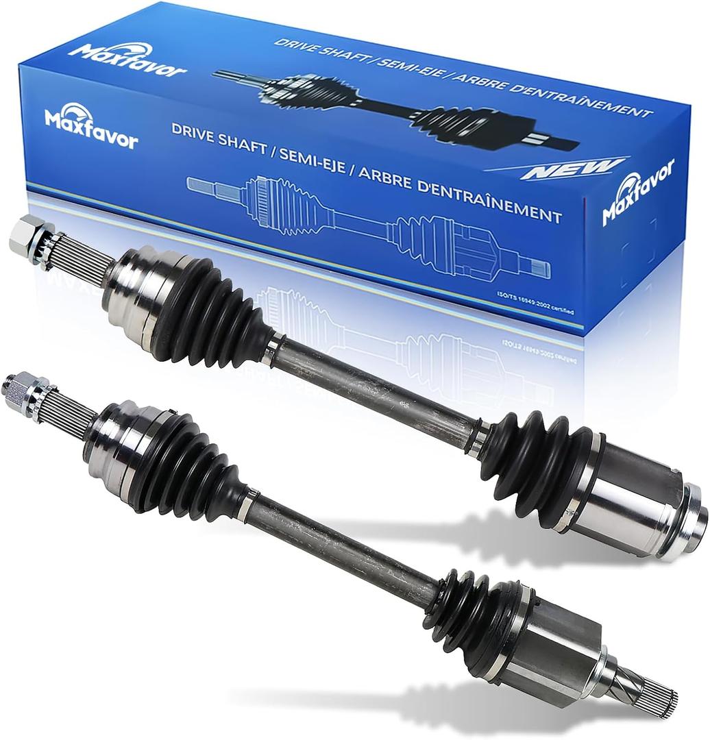 Maxfavor FWD CV Axle for 2007 2008 2009 2010 2011 2012 2013 2014 2015 2016 2017 Jeep Patriot, Latitude North Sport 2.0L 2.4L L4, Only fit Front-Wheel Drive Manual Trans, CV Axle Shaft Front Left Right
