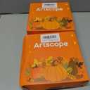 2 x Artscope Halloween Decorative Throw Pillow Covers 20x20 Inch Set of 4, Ghost Trick or Treat Pumpkin Sweet But Spooky Outdoor Farmhouse Pillow Cases for Home Sofa Couch-Orange