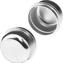 Zpana 2PCS 1.98" Trailer Hub Dust Caps, Trailer Axle Wheel Bearing Dust Cap Cup Grease Cover, Hub Bearing Cover Replacement, Compatible with 2000-3500 lbs Lube Towed Vehicle