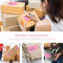 3 X 5 Inch Printable Waterproof Rectangle Color Coding Labels, 300 Per Roll Adhesive Color Coding Stickers for Bar-Codes, Address, Small Business Labeling, Inventory, Pink