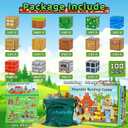 Magnetic Blocks - 100PCS Magnetic Toy Set, STEM Montessori Sensory Toys for 3+ Year Old Boys & Girls, Creative Construction Toys Gift for Toddlers Kids