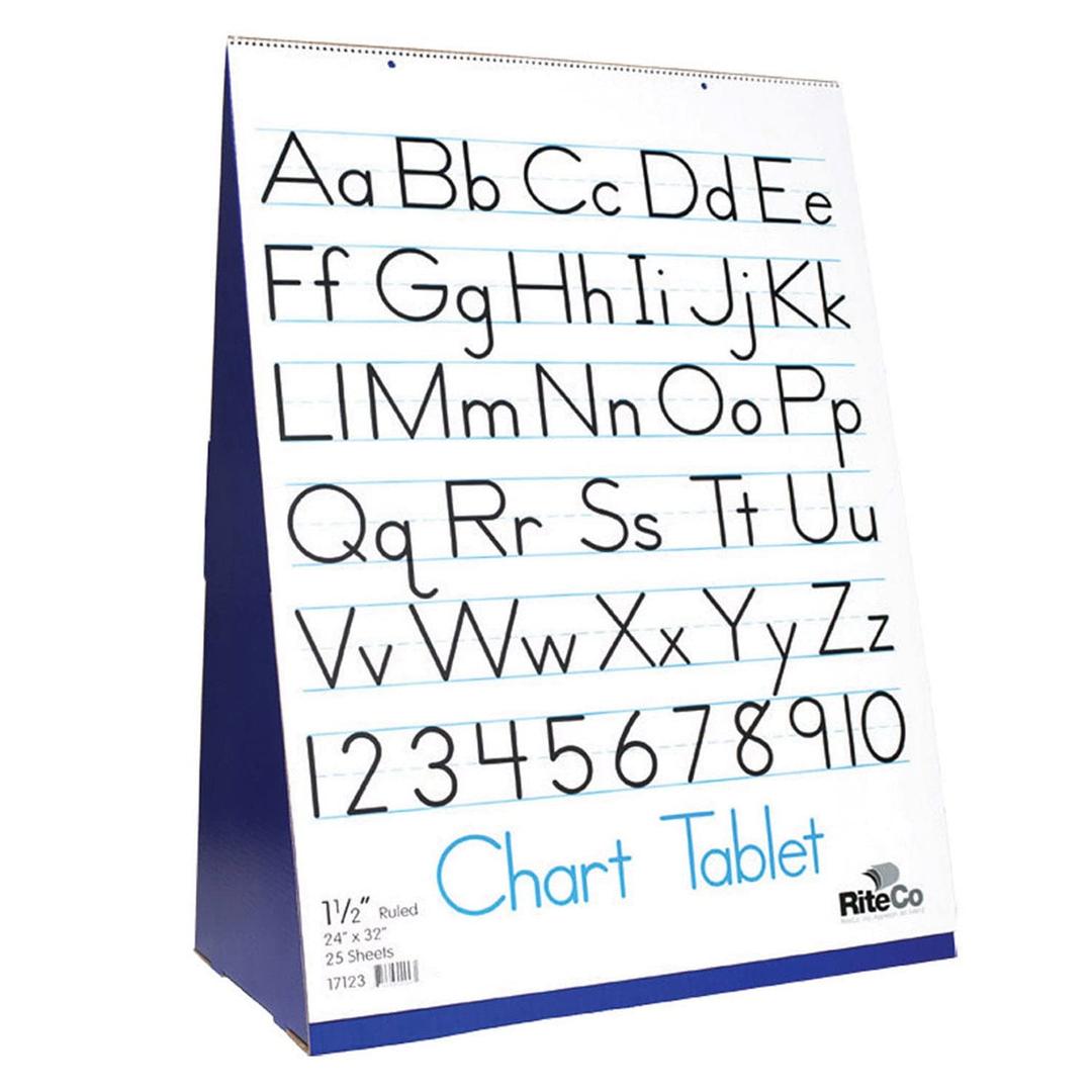 Flipside Products Spiral Bound Flip Chart Stand And Tablet Set, Tabletop Easel, Portable, Meeting Or Classroom Presentation