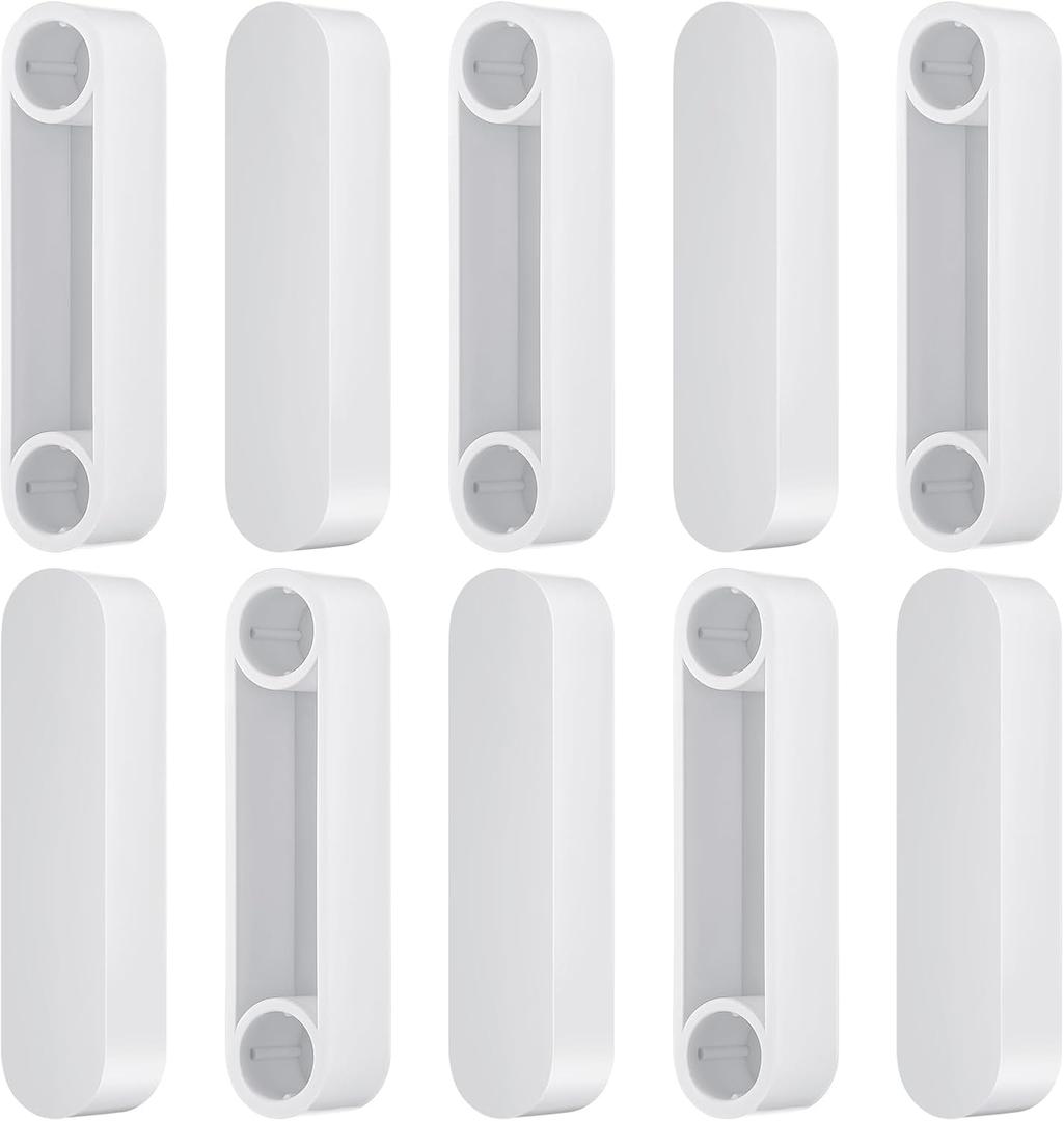 10 Pcs Plastic Rod Spacer Cap Closet Rod End Caps Wire Shelf End Caps Closet System Parts Shelf Caps for Wire Shelves
