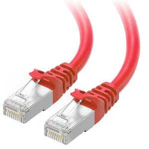 Cable Matters 10Gbps Snagless Shielded Cat 6A Ethernet Cable - 30ft, Cat 6A Cable, Cat6A Cord, Ethernet Cord, Red