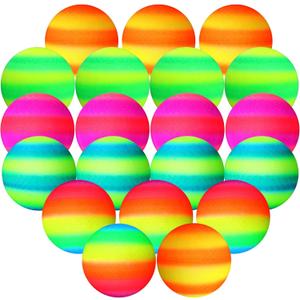 Macarrie 20 Pcs Playground Balls 6 Inches Dodgeball Kick Balls for Kids Adults Colorful Inflatable Balls Handballs Soccer Basketball Handball Games Camps Schools Outdoors