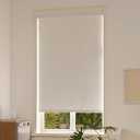 100% Blackout Cordless Roller Shades for Indoor Windows with Valance, Thermal Insulation & UV Protection, White  43" W x 72" H