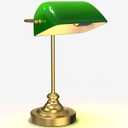 MOKOQI Green Bankers Desk Lamp - Rechargeable Cordless Table Lamp with Dimming, Vintage Library Lamp with Light Bulb Set for Home Office