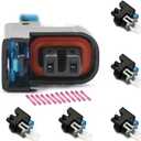 Pack of 6 88988814, PT2135, PTA1096, 57-5356 4.2L Fuel Injectors Connector Harness Pigtail Fit for Chevy Trailblazer Ext Colorado 1999-2007 Fit for Gmc Envoy XL Xuv 2002-2007, # 17113680