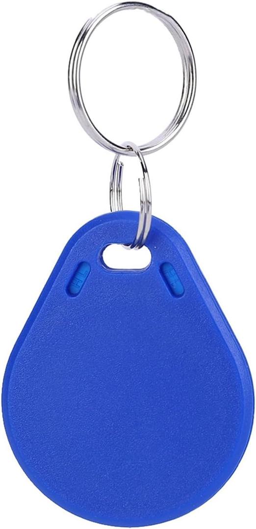 125KHz Proximity ID Card Key Fob transponder 100 Pack, Blue Keychains 125khz RFID em id karte Etikett Token schlsselanhnger nur for Door Entry Access Control Cmaras de Vigilancia