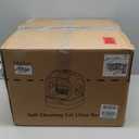 Automatic Cat Litter Box Self Cleaning - APP Control and Weight Monitoring - Ultra-Quiet, Suitable for Medium Cats and Kittens, Safe Anti-Pinch Litter Box (Assembly Required) - White