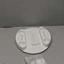 NEWDERY for PS5/Slim/Pro Console Stand, with Dual Charging Station for PS5 Controllers, Adjustable RGB Light, for PS5 Controller Charger Stand - White