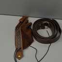 2 Pcs Medieval Belts with Belt Pouch, Renaissance Leather Belt with Drawstring Bag, Vintage Knight Belts and Waist Bag, Renaissance Medieval Leather Set for Halloween Cosplay