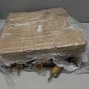 End Table, Modern Side Table with 3 Tier Open Shelf, Small Table Bed Side Tables Bedroom for Small Spaces, Living Room and Office (Rustic Walnut)