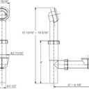 Design House PVC Rough-In Bath Drain Kit with Overflow and Adjustable Height and Depth Design House, 522458