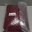 Qubjus Chair Covers for Dining Room Set of 4 Stretch Chair Slipcovers with Skirt Removable Washable Kitchen Chair Protector Cover Set for Home, Party, Wedding (Burgandy, 4pcs)