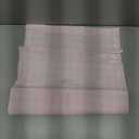 Solino Home Linen Gingham Table Runner 60 Inches - 100% Pure Linen Marshmellow Pink Checkered Table Runner 14 x 60 Inch Ideal for Dresser and Coffee Tables, Mothers Day, Spring, Easter