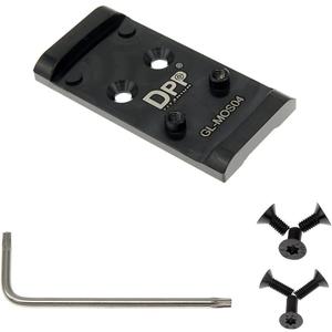 DPP Titanium Adapter Plate Compatible with Glock Gen 3 to Gen 5 17 19 MOS Holosun 407K/507K/EPS Carry/EPS/Romeo Zero