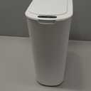 Cesun Motion Sensor Trash Can, 5 Gallon Automatic Bathroom Garbage Can with Lid, Touchless Smart Plastic Slim Wastebasket for Bathroom, Office, rv, Bedroom, Living Room, White