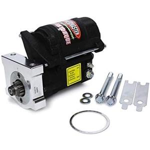 Powermaster Starter, Master Torque, 3.25:1 Gear Reduction, Black, 168 Tooth Flywheel, GM LS-Series, Each no tools