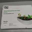 Plant & Plot Galvanized Raised Garden Beds Outdoor // 841 ft Planter Raised Beds for Gardening, Vegetables, Flowers // Large Metal Garden Box // Patented Tool-Free Design (Gray)