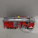 SMILESSKIDDO Fire Truck Toy - 1:12 Large Friction Powered Fire Rescue Truck with Water Pump, Extendable Ladder, Lights & Siren Sounds, Christmas Birthday Gift, Kids Toys for Age 3, 4, 5, 6, 7