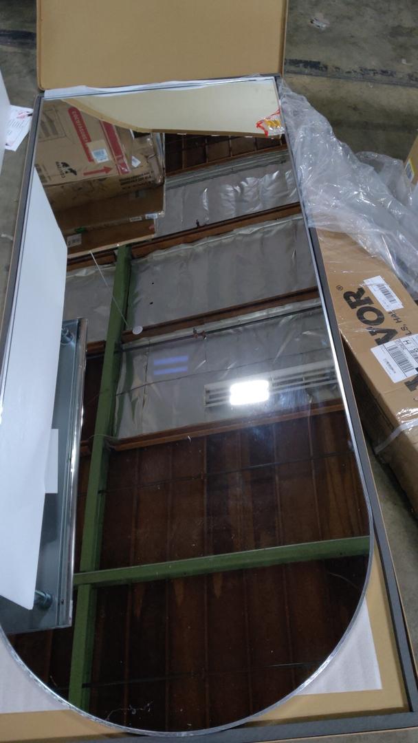 Koonmi 30"x71" Arched Full Length Mirror, Silver Large Floor Mirror with Aluminum Alloy Frame, Standing Hanging or Leaning Wall-Mounted Full Body Mirror for Living Room and Bedroom