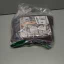 Genina Waterproof Seat Covers for Dining Room Chair Covers Waterproof Dining Chair Covers (4 PCS-Rear-gapped, Chocolate)