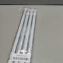 4pcs Window Security Bars, 11.8-17.72 Inch Adjustable Sliding Door Security Lock Bar Fixed Window Guard Door Security Devices for Children Safety Patio Door (White)