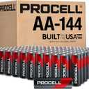 PROCELL Alkaline AA Batteries, 1.5V, Double A Battery with Long-Lasting Power, All-Purpose Industrial Batteries AA Size 144-Count Bulk Pack, Professional Power for Facility Devices