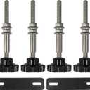 Traction Board Mounting Kit, Easy-to-Install Recovery Board Mount, Universal Fit 4.72"–6.69" Hole Spacing, Mount Pins for Roof Rack, Truck Bed, X-Bull & More