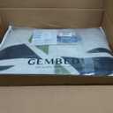 Washable 8x10 Area Rug - 0.4 Inch Thick Soft Non Slip Geometric Modern Foldable Machine Washable Rug for Living Room Bedroom Home Office - Green, 8'x10'