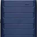 Traveler's Choice Pagosa Hardshell Expandable Luggage with Spinner Wheels, Navy, 26-Inch Medium