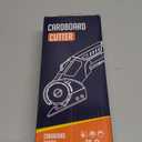 Cordless Electric Scissors: 4V Rechargeable Rotary Cardboard Cutter, 3000mAh Battery, with LED Light, 2 Blades, Box Cutter for Fabric Carpet Carton Plastic Leather Cloth (Pink)