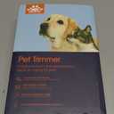 Dog Clippers Grooming Kit Hair Clipper-Low Noise Paw Trimmer- Rechargeable - Cordless Quiet Nail Grinder Shaver for Cats and Other Pets (White)