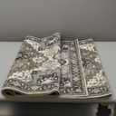 Washable Kitchen Runner Rug - 2x10 Hallway Rug Distressed Mats Non-Slip Soft Room Floor Carpet for Dining Room (Beige/Blue/Grey, 2 x 10)