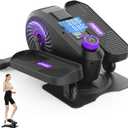 FUNMILY Under Desk Elliptical, Ellipse Leg Exerciser, Standing or Seated Mini Elliptical Machines, Portable Bike Pedal Exerciser for Seniors/Adults, Leg Workout Equipment for Home/Office (Violet)