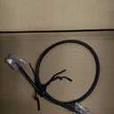 Smolink Cat 8 Ethernet Cable 3ft, 40Gbps 2000Mhz High Speed Ethernet Cable, Shielded Heavy Duty SFTP RJ45 LAN Cable Patch Cord for Modem Router Gaming PC PS4/5/6 Xbox, Black