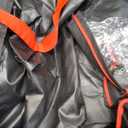 Premium Large Carrying Christmas Ornament storage Box with Clear Lid, 3" Compartment, Contains 10 Trays, Keeps 200 Holiday Ornaments & Xmas Accessories, Made Of Tear Proof Made Of 600D Oxford Fabric (Black)