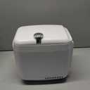 CROWNFUL Mini Fridge, 4 Liter/6 Can Portable Cooler and Warmer Personal Refrigerator for Skin Care, Cosmetics, Beverage, Food, Great for Bedroom, Office, Car, Dorm, ETL Listed (White)