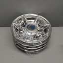 Golf Cart Wheel Covers 10 inch, Improved 7 Spoke Chromed Hub Caps for Club Car/E-Z-GO/YA/Star Car/Excar/Icon and Other Most Models Golf Cart (Set of 4)