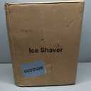 VEVOR 110V Commercial Ice Shaver Crusher 441LBS/H with 11LBS Hopper, 300W Tabletop Electric Snow Cone Maker 320 RPM Rotate Speed Perfect For Parties Events Snack Bar (Silver)