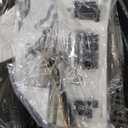 Zinus Upholstered Metal and Wood Box Spring, 4 Inch Mattress Foundation, Easy Assembly, Fabric Paneled Design, King, Grey