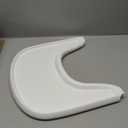 High Chair Tray Compatible with Stokke Trip Trap Chair, Matte White - Ergonomic Curved Design - BPA-Free, Easy to Assemble