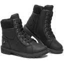 SERNIAL Womens Winter Snow Boots Fur Lined Ankle Boots White Black Side Zipper Booties, Size 37