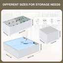 DIMJ Drawer Organizer Clothes, 24 Pack Dresser Organizer, Foldable Closet Organizers and Storage, Fabric Dresser Drawer Organizers, Drawer Dividers for Nursery, Baby Clothes, Underwear, Socks