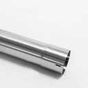 3 Inch Exhaust Pipe T304 Stainless Steel Exhaust Tubing (SS Tubo),Tailpipe 3" OD-to-ID Adapter Length 30"Straight Tubing, Flared & Slotted End, Polished Finish,Universal Connector Tubo