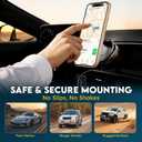 2 x 2026 Magnetic Phone Holder [96+LBS Super Grip Suction Cup & 2800GF Strongest Magnetic] 360 Vacuum Phone Mount for Car, Gym, Mirror & Smooth Surfaces/Car Phone Holder for iPhone 6-12 & Android.
