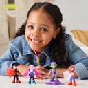 Marvel Spidey and His Amazing Friends Web-Slinging Adventure Set, 3-Inch-Scale (7.6 cm) Action Figure Set, Spider-Man Toys for Kids Ages 3+ (Amazon Exclusive)